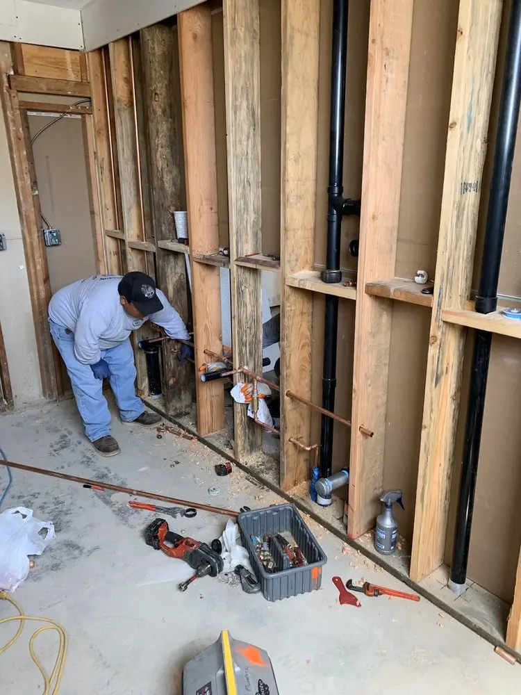 Commercial rough-in plumbing for Gas Line Repair in Dougherty Street